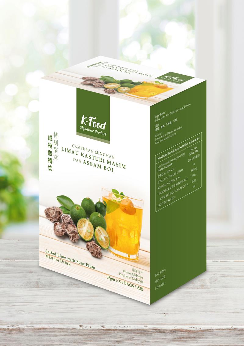 K-FOOD CAMPURAN MINUMAN LIMAU KASTURI MASIN DAN ASSAM BOI