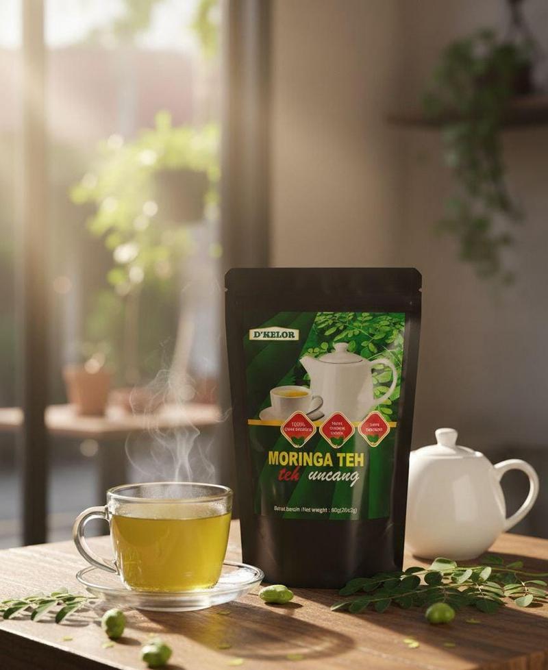 Moringa Teh Uncang 30 sachet (1 pack)