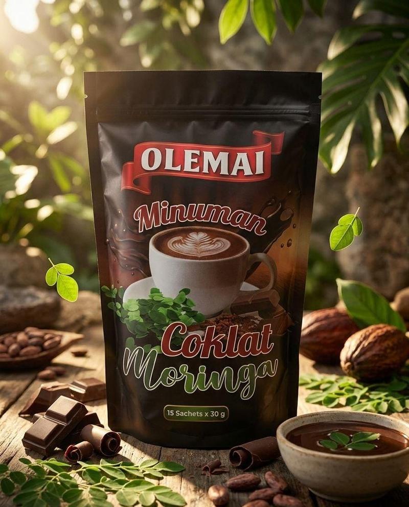 Minuman Coklat Moringa (15 sachets)